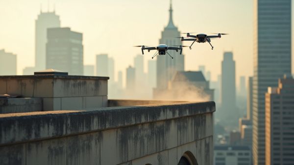 Optimiser le nettoyage de façade avec une solution drone moderne